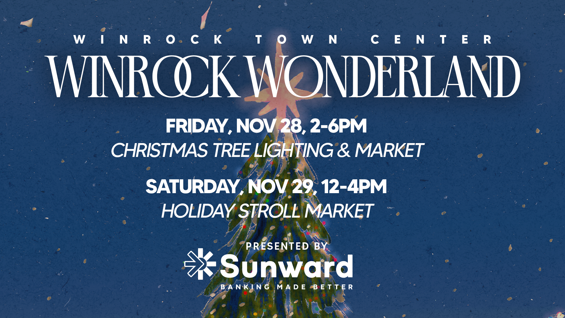 Winrock Wonderland Day 1 – Tree Lighting Ceremony & Holiday Market